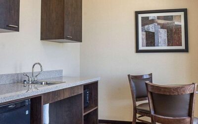 spacious suite with kitchen